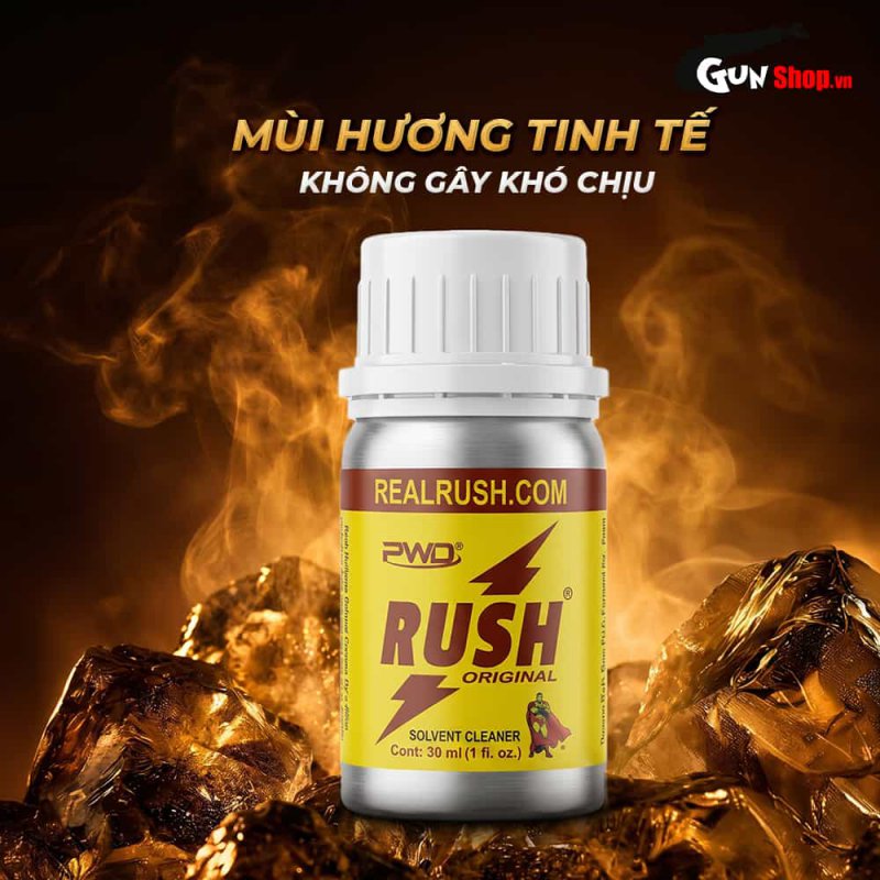 Chai hít Popper khô PWD USA Rush Original - Chai 30ml