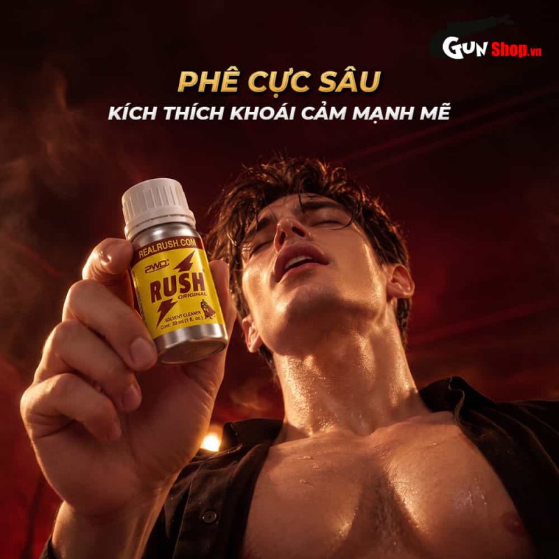 Chai hít Popper khô PWD USA Rush Original - Chai 30ml