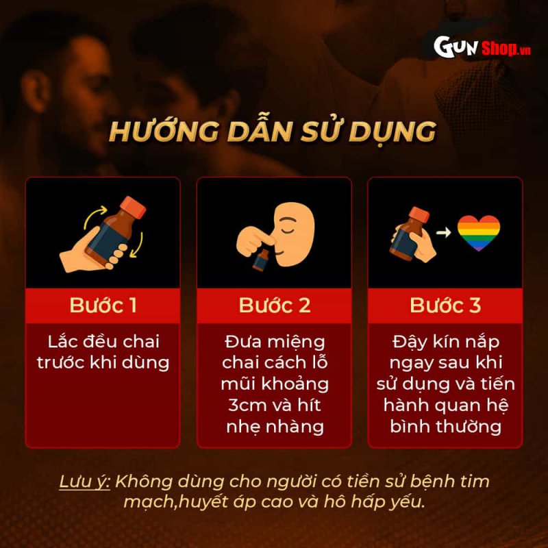 Chai hít Popper khô PWD USA Rush Original - Chai 30ml