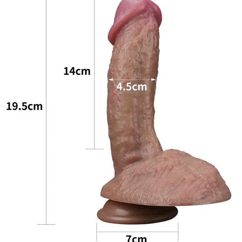 Dương Vật Giả Cao Cấp Lovetoy Nature Cock – Silicone Bạch Kim Siêu Chân Thực