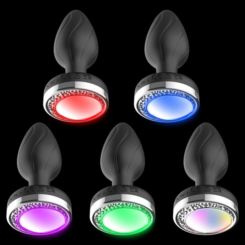 Anal Plug Điều Kiển Qua App - Phích Cắm Hậu Môn 10 Chế Độ Rung & Đèn LED Đổi Màu