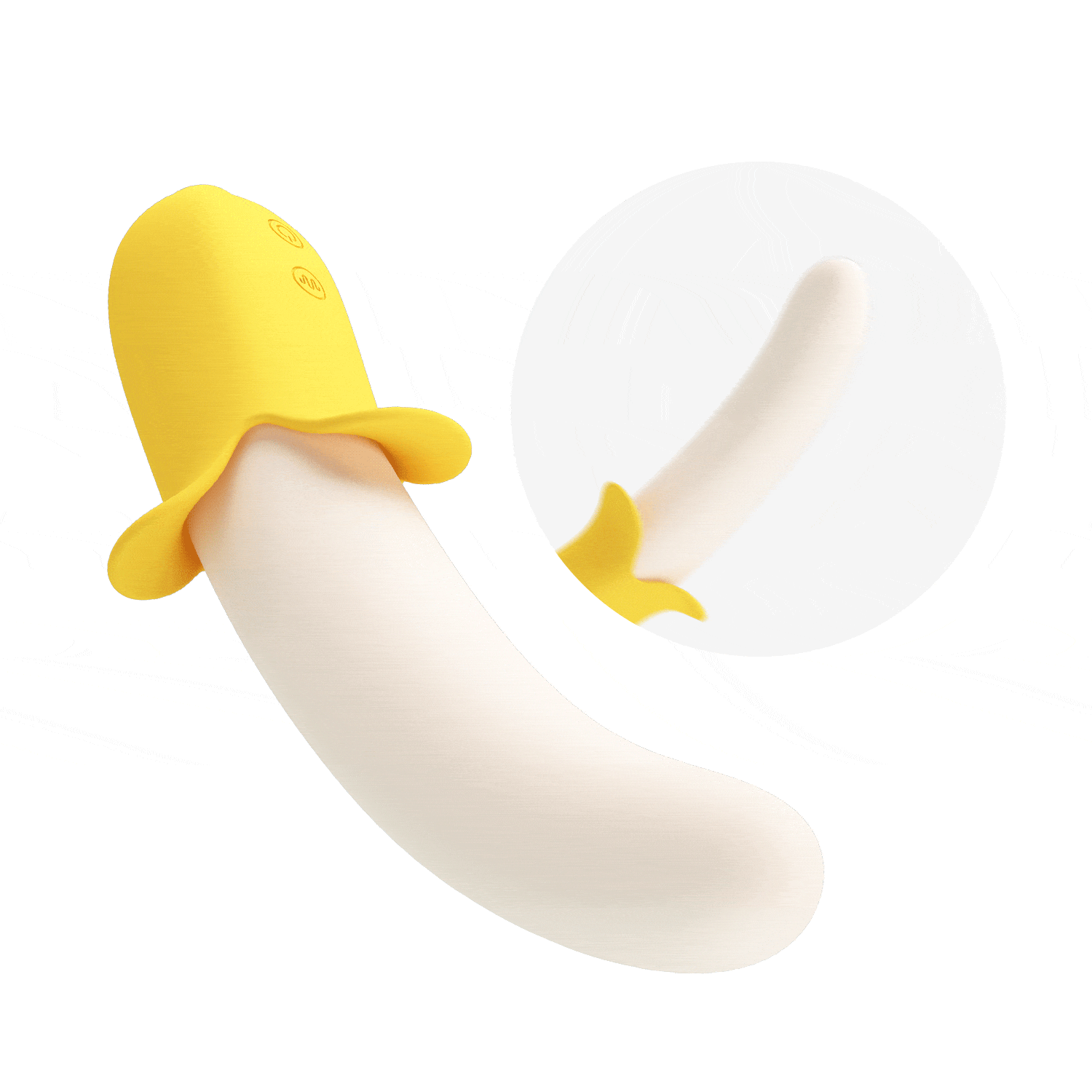 Dương vật giả nguỵ trang trái chuối Pretty Love Banana Geek rung thụt làm ấm phình to