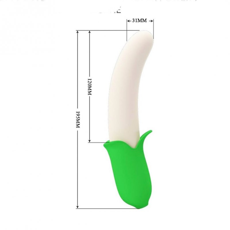 Dương vật giả nguỵ trang trái chuối Pretty Love Banana Geek rung thụt làm ấm phình to