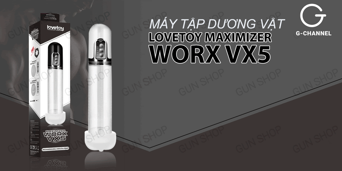  Bỏ sỉ Máy tập dương vật tự động cao cấp - Lovetoy Maximizer Worx VX5 tốt nhất