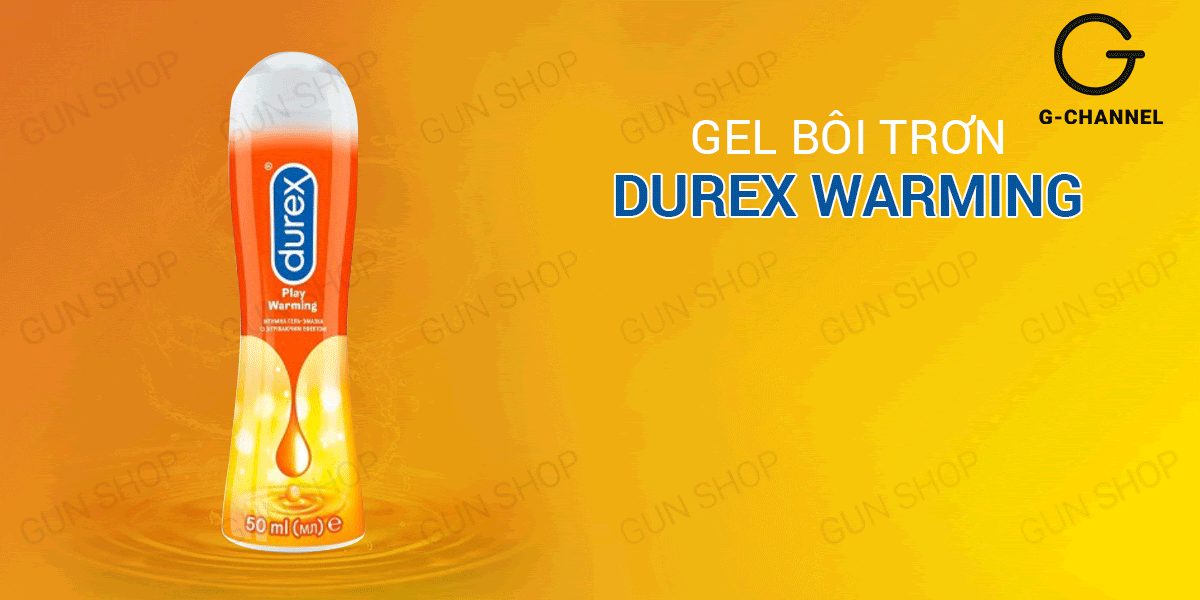  Đánh giá Gel bôi trơn nóng ấm - Durex Warming - Chai 100ml loại tốt