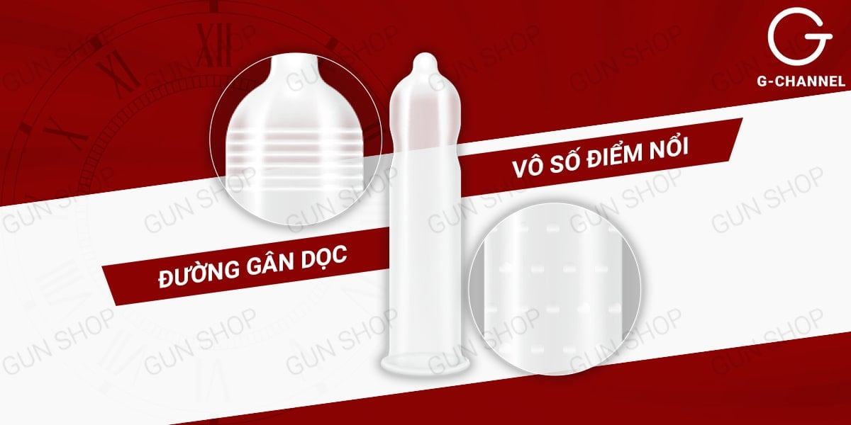 Cung cấp Bao cao su Shell Triple Mix - Siêu mỏng mát lạnh gân gai - Hộp 12 cái hàng mới về