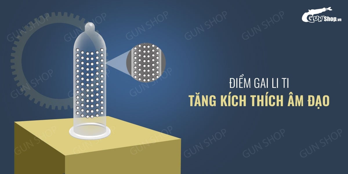  Đại lý Bao cao su OLO 0.01 Ultrathin Zero Feeling - Siêu mỏng gai hương vani - Hộp 10 cái giá sỉ
