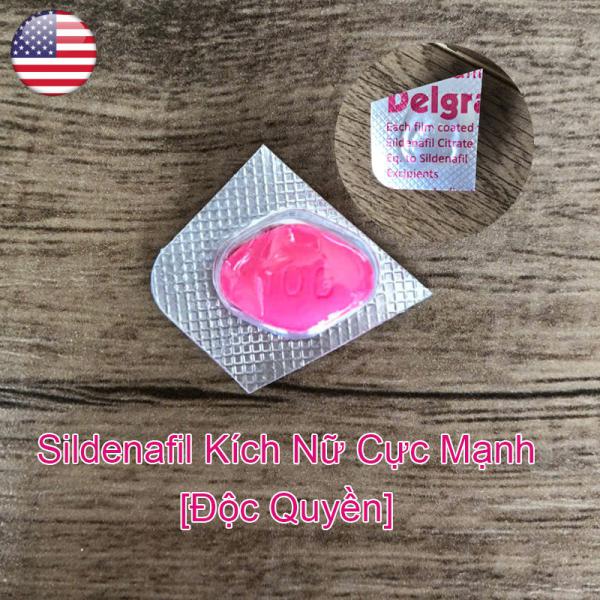 Thuốc kích dục nữ Sildenafil 100mg xách tay chính hãng độc quyền 