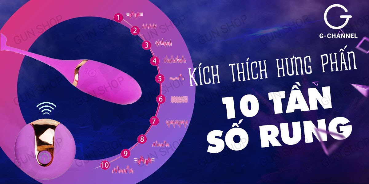 Trứng rung cá heo không dây, 10 chế độ cực đã, sextoy giá tốt