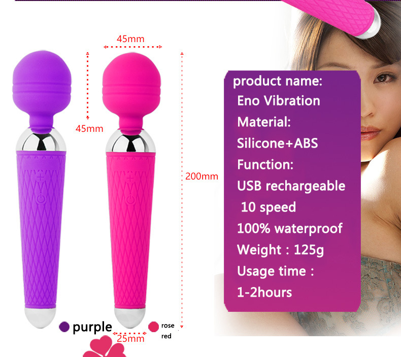 Bỏ sỉ Chày rung tình yêu không dây massage  kích  thích  G  điểm  sạc  USB 7 chế  độ cao cấp