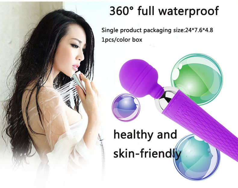 Bỏ sỉ Chày rung tình yêu không dây massage  kích  thích  G  điểm  sạc  USB 7 chế  độ cao cấp