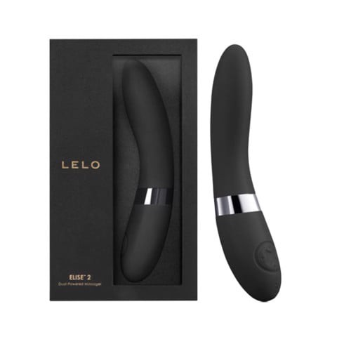 Máy massage công suất kép 8 chế độ rung dùng sạc - Lelo Elise 2