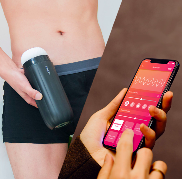 Âm đạo giả điều khiển app tương tác webcam, Svakom Sam Neo