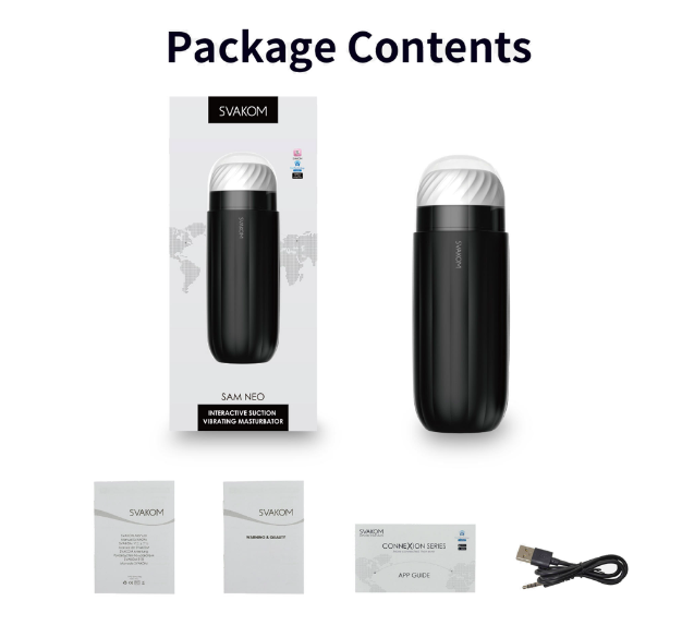 Âm đạo giả điều khiển app tương tác webcam, Svakom Sam Neo