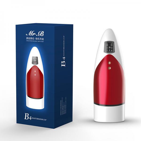 Âm đạo giả cao cấp Mr.B B4 rung hút toả nhiệt đế sấy khô tự động
