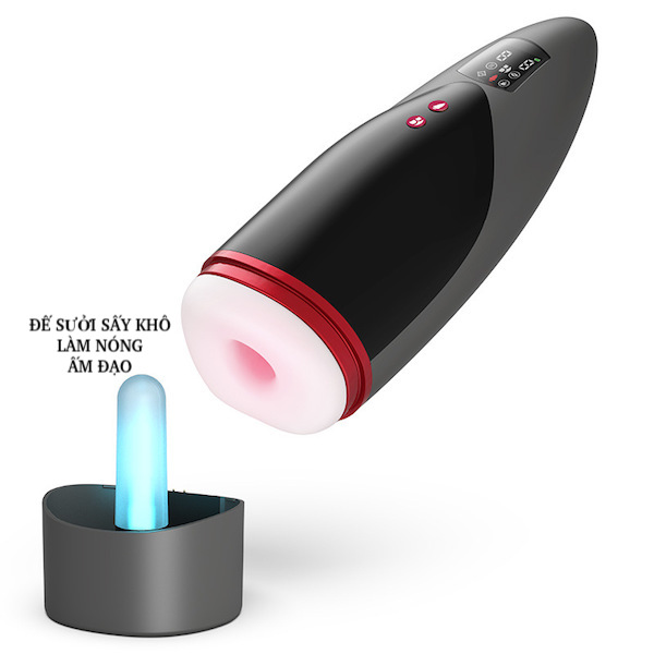 Địa chỉ bán Âm đạo giả cao cấp Mr.B B4 rung hút toả nhiệt đế sấy khô tự động cao cấp