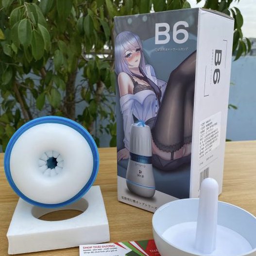 Âm đạo giả Mr B6 rung xoay bú hút tự động toả nhiệt 10 chế độ