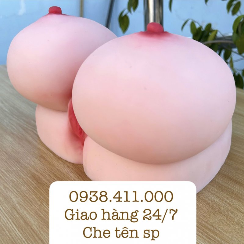 Ngực giả âm đạo & hậu môn silicon trần cao cấp mềm mịn - Man Mastuebator 3kg