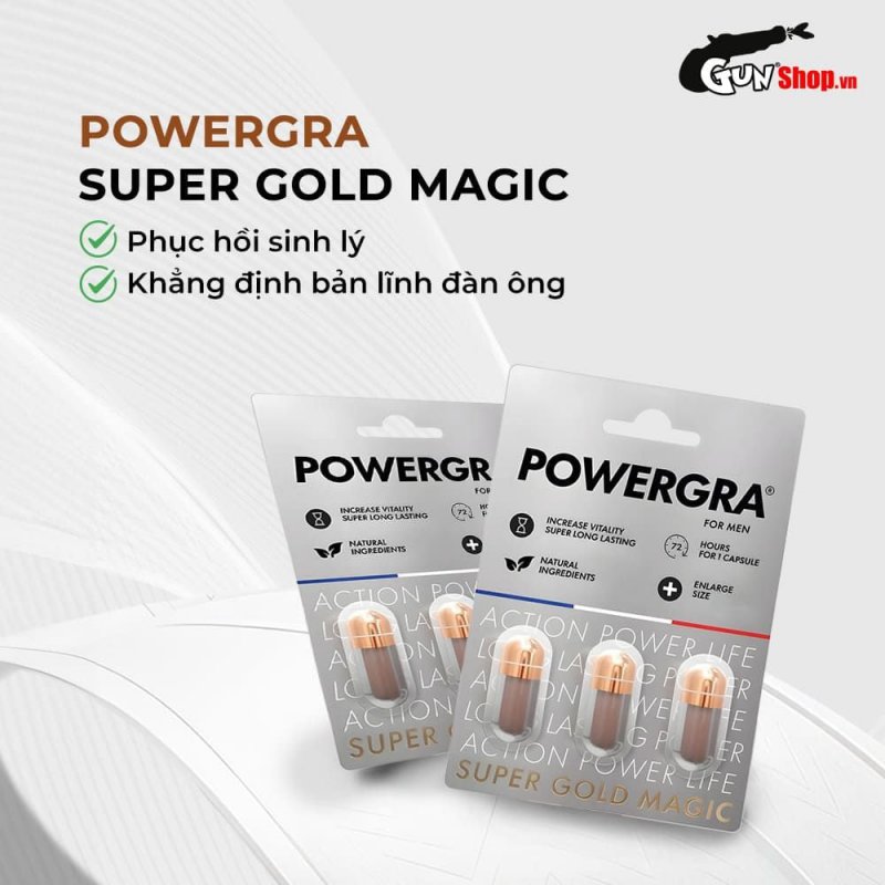 Powergra For Men viên uống tăng kích thước kéo dài quan hệ hiệu quả