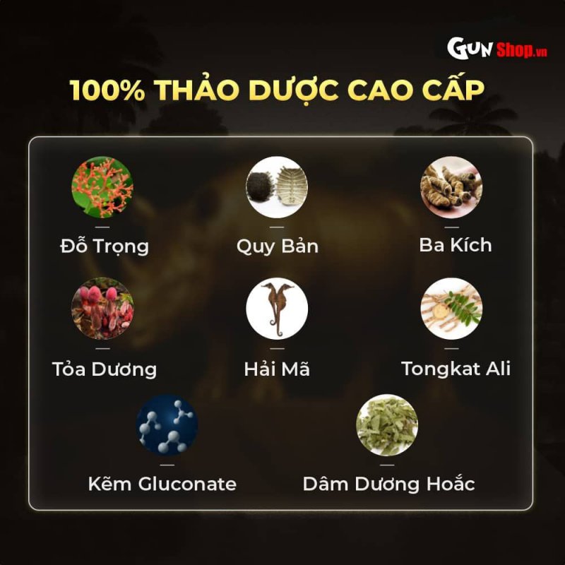 Viên uống Powergra For Men Rino tăng sinh lý kéo dài thời gian quan hệ
