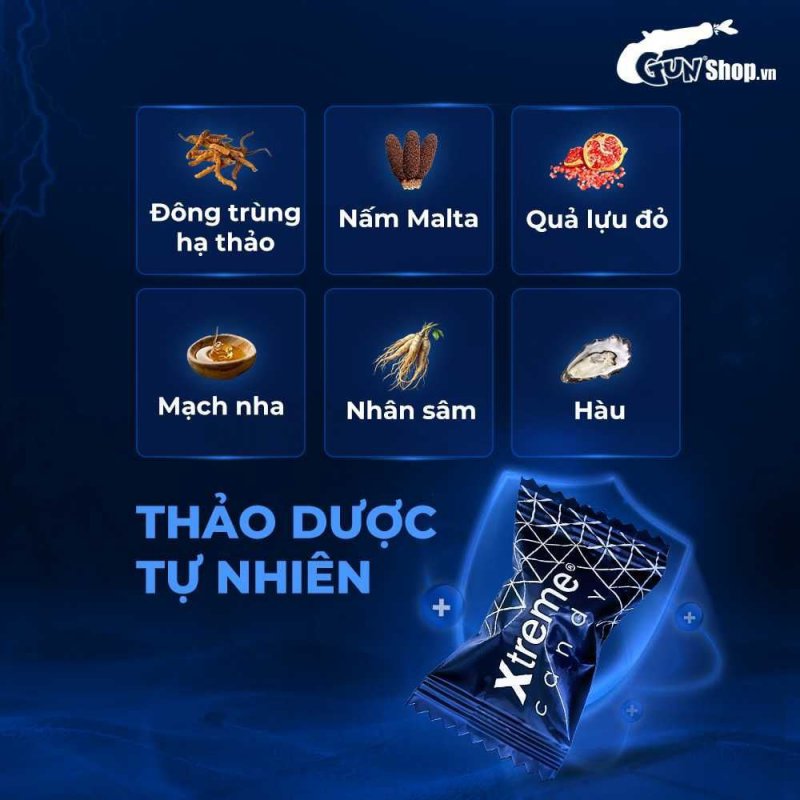 Kẹo nhân sâm Xtreme tăng cường sinh lý mạnh mẽ, hiệu quả