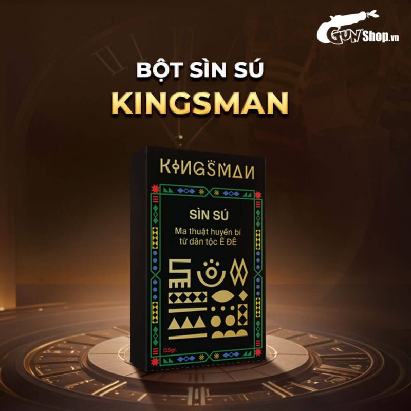 Bột sìn sú Kingsman 0.5gr tăng cường sinh lý kéo dài hiệu quả
