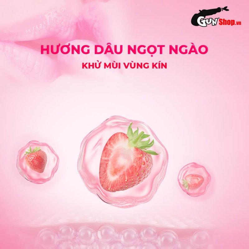 Nước Tình Yêu BJ Ấm Nóng Hương Dâu Xun Z Lan Kiss Hot 10ml