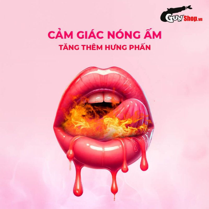 Nước Tình Yêu BJ Ấm Nóng Hương Dâu Xun Z Lan Kiss Hot 10ml