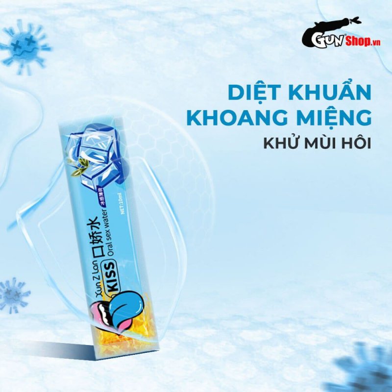Nước Tình Yêu BJ Mát Lạnh Bạc Hà Xun Z Lan Kiss Cool 10ml
