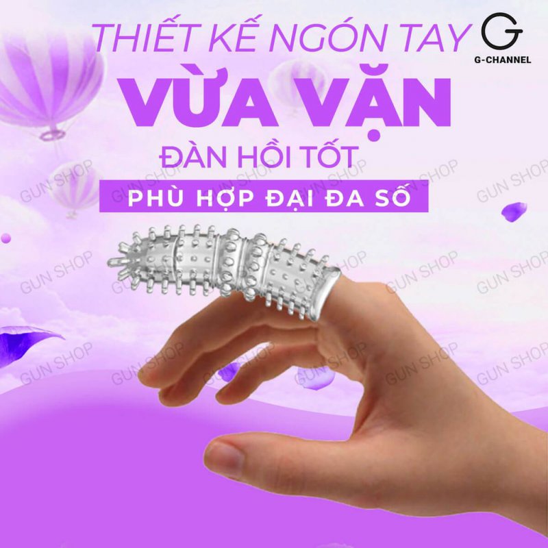 Bao cao su ngón tay Aichao A-spot gai lớn tăng khoái cảm