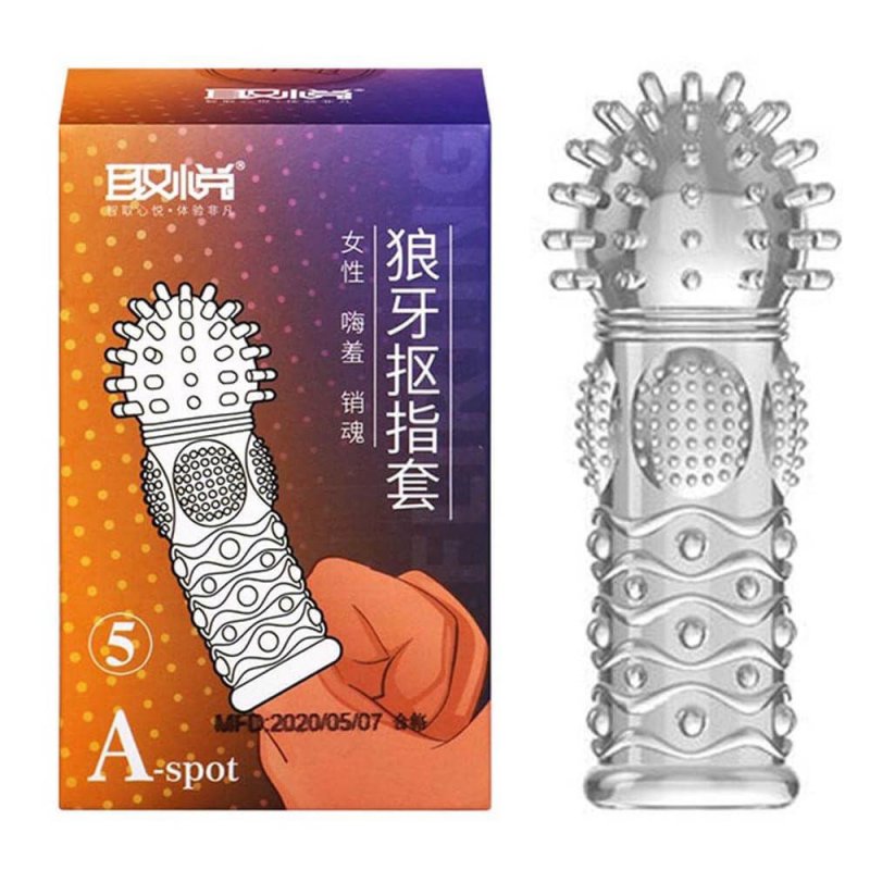 Bao cao su ngón tay Aichao A-spot 5 gai lớn tăng khoái cảm