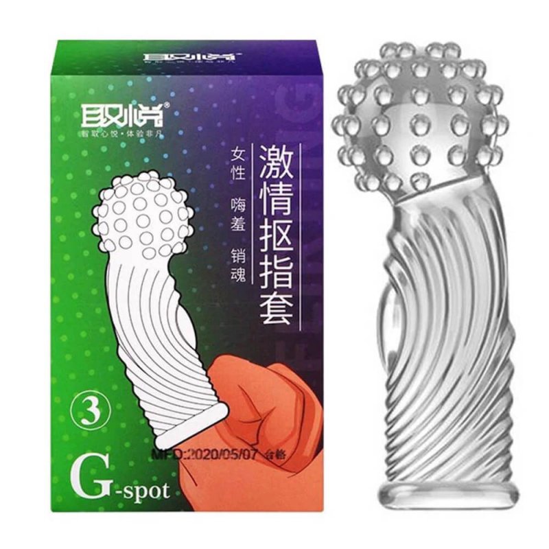 Bao cao su ngón tay Aichao G-spot gai lớn - Kích thích cực đỉnh