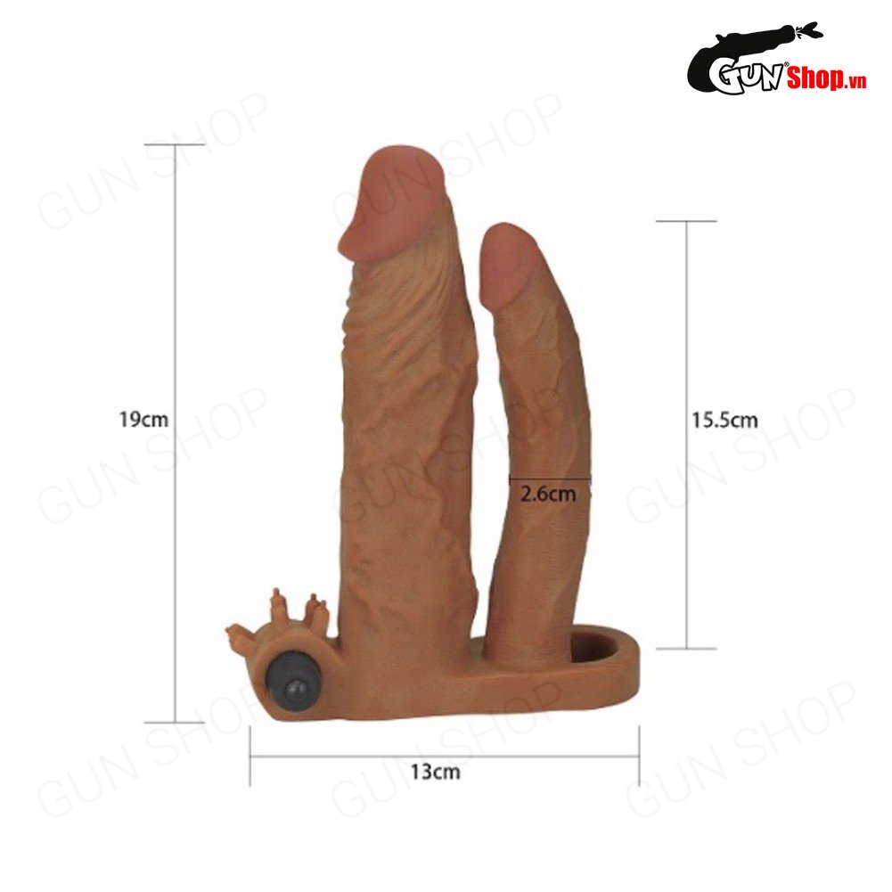 Bao cao su rung Lovetoy 2 đầu tăng kích thước cực đôn dên