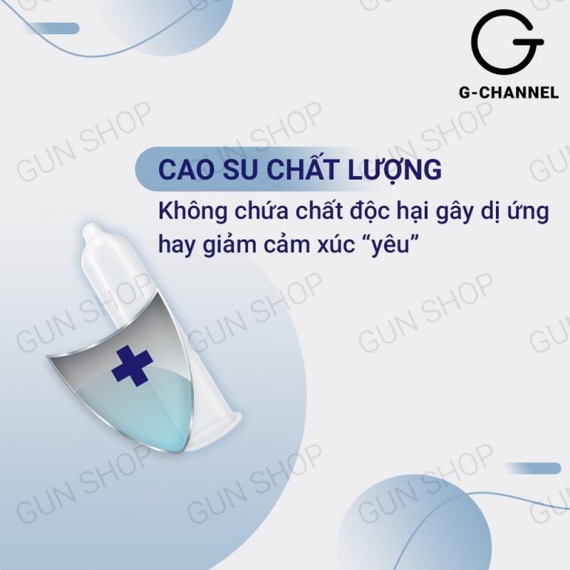 Bao cao su Liebe mỏng nhẹ 49mm, an toàn, mềm mại hộp 12