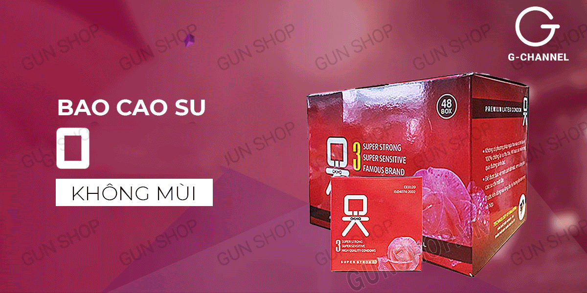 Mua Bao cao su OKHQ - Hộp 3 cái giá tốt Mua Bao cao su OKHQ - Hộp 3 cái giá tốt