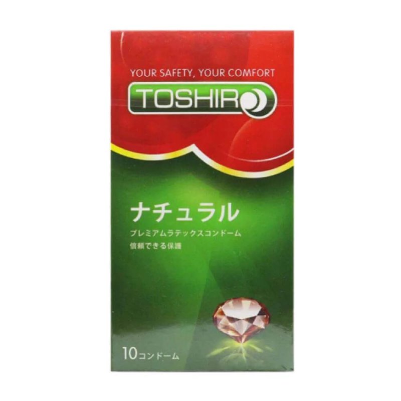 Bao cao su Toshiro siêu mỏng, thoải mái an toàn, hộp 10 cái