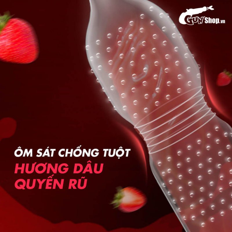 Bao cao su Feel Euphoria 4in1 kéo dài - Siêu mỏng - Hộp 12