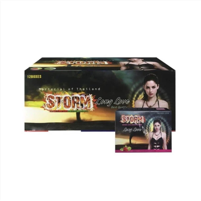 Storm Long Love hộp 120 cái bao cao su kéo dài hưng phấn