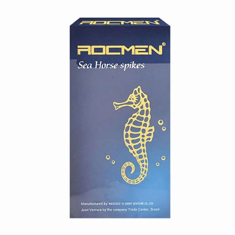 Bao cao su Rocmen Sea Horse Spikes hộp 10 kéo dài cực khoái