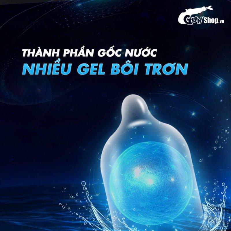 Bao cao su Ropockon mỏng 0.03mm hương dâu 12 cái Bảo Bình