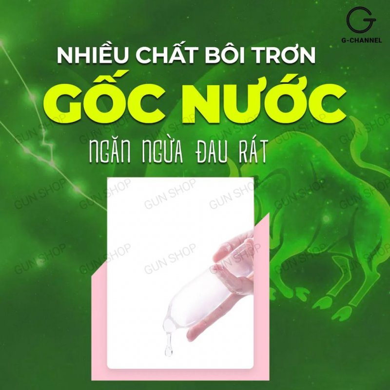 Bao cao su Ropockon kim ngưu mỏng 0.03mm hương dâu, hộp 12 cái
