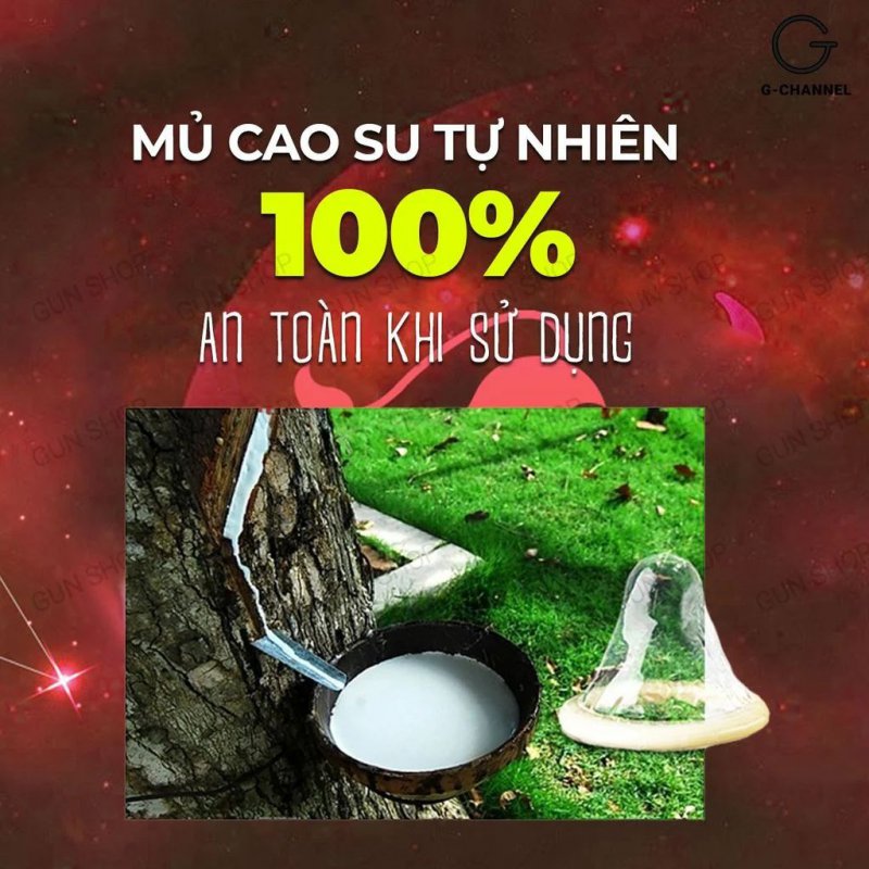 Bao cao su Ropockon Cung Sư Tử mỏng 0.03mm vị dâu 12 cái