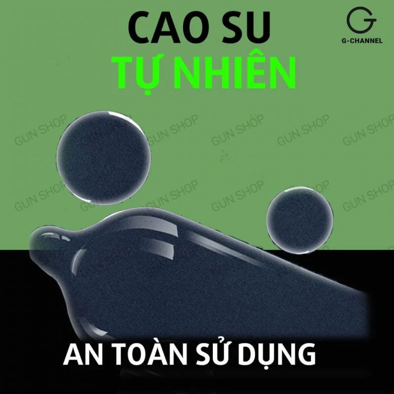 Bao cao su Kimono Long Shock siêu mỏng 0.03mm kéo dài 12 cái