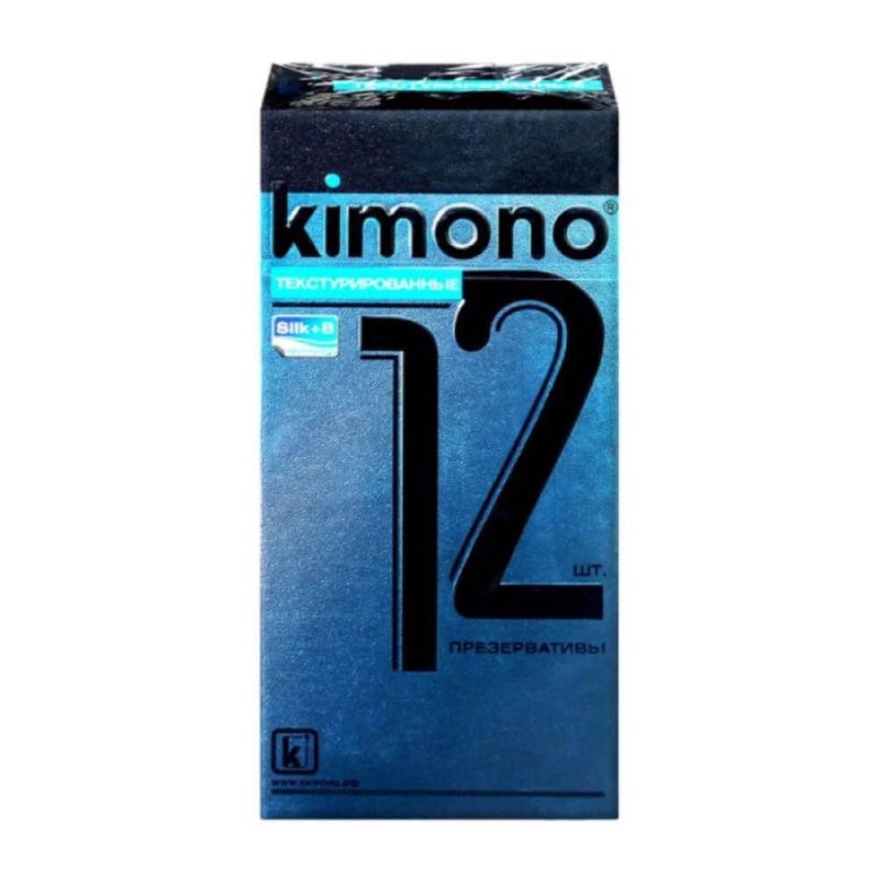 Bao cao su Kimono Dotted siêu mỏng 0.03mm, hộp 12 cái, an toàn, thoải mái