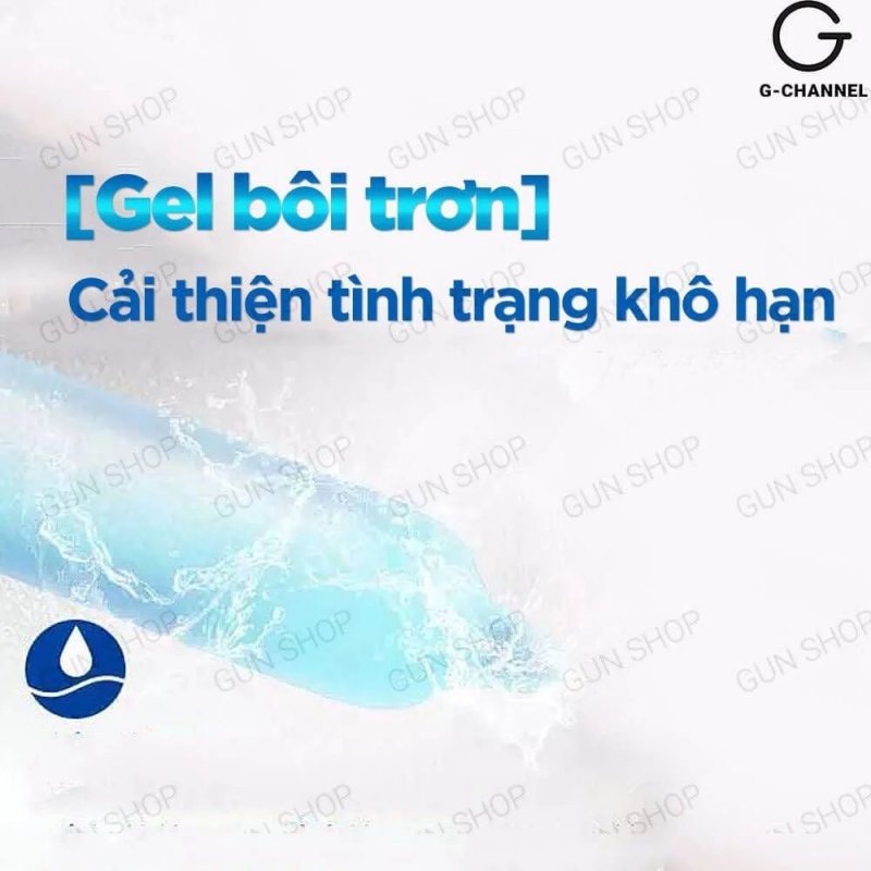 Bao cao su Gun siêu mỏng 0.03mm hộp 10 cái - An toàn, nhạy cảm
