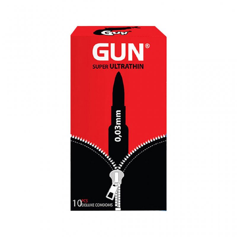 Bao cao su Gun siêu mỏng 0.03mm hộp 10 cái - An toàn, nhạy cảm