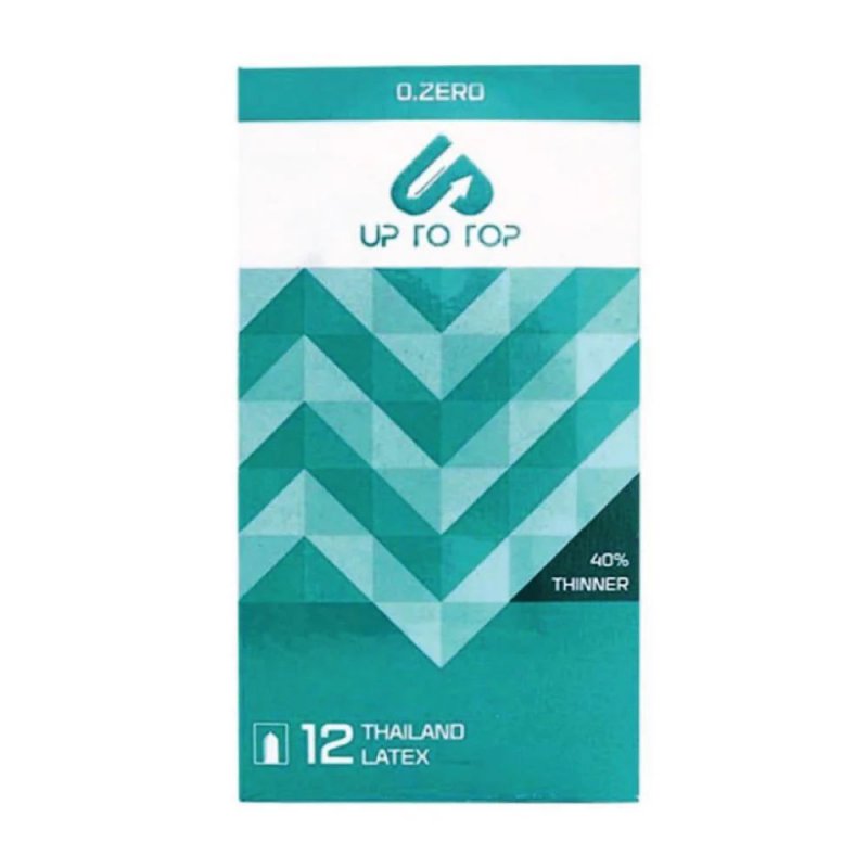 Up To Top 0.Zero Bao Cao Su Siêu Mỏng Hộp 12 Cái Giá Tốt