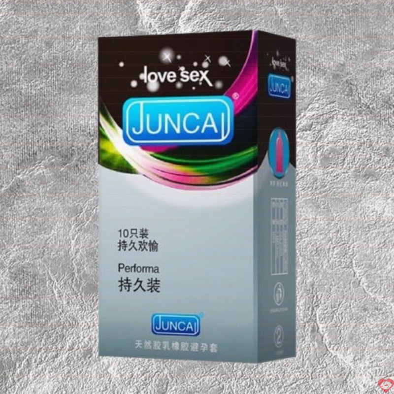 Bao cao su Juncai Performa hộp 10 kéo dài thời gian siêu bền 