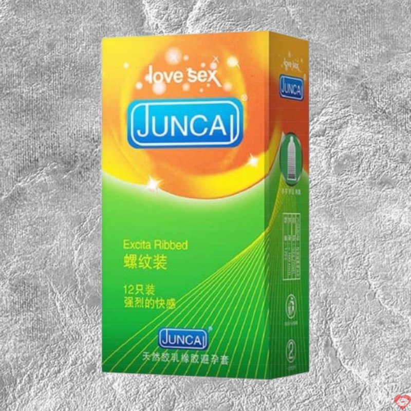 Bao cao su Juncai Excita Gân Sọc Hộp 12 cái - Mua ngay 