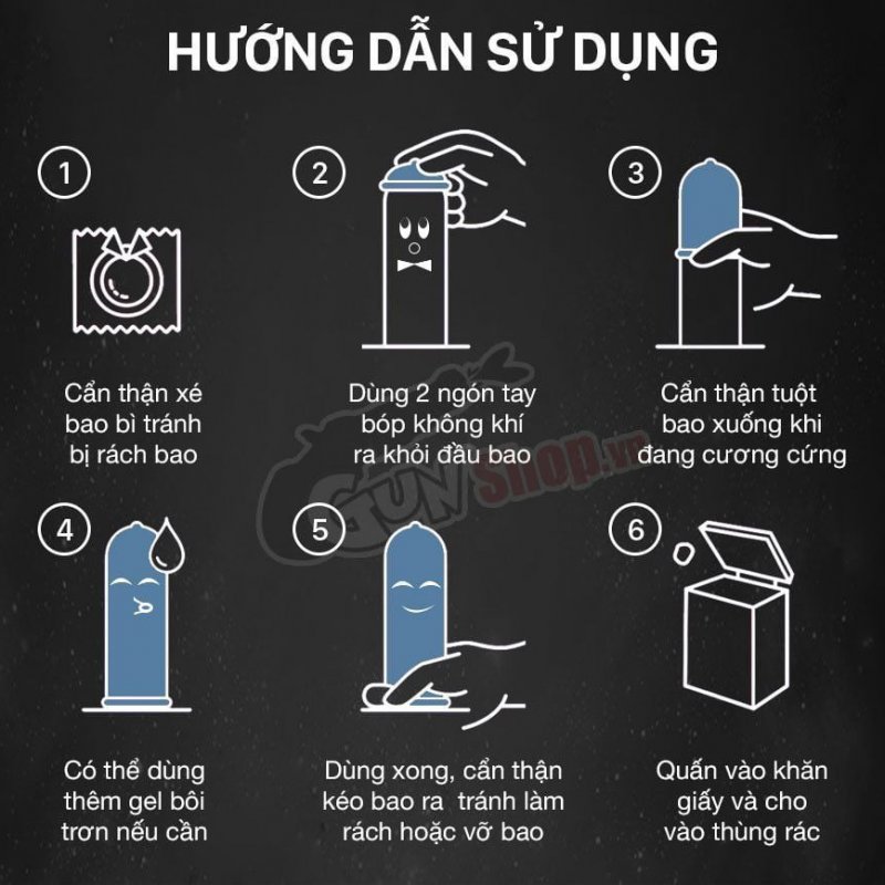 Bao cao su Sagami Type E gân điểm nổi hộp 5 chiếc an toàn